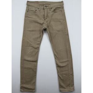 Levi’s 510 Beige Slim Jeans Men’s Size W28 L30 Stretch Fit White Tag